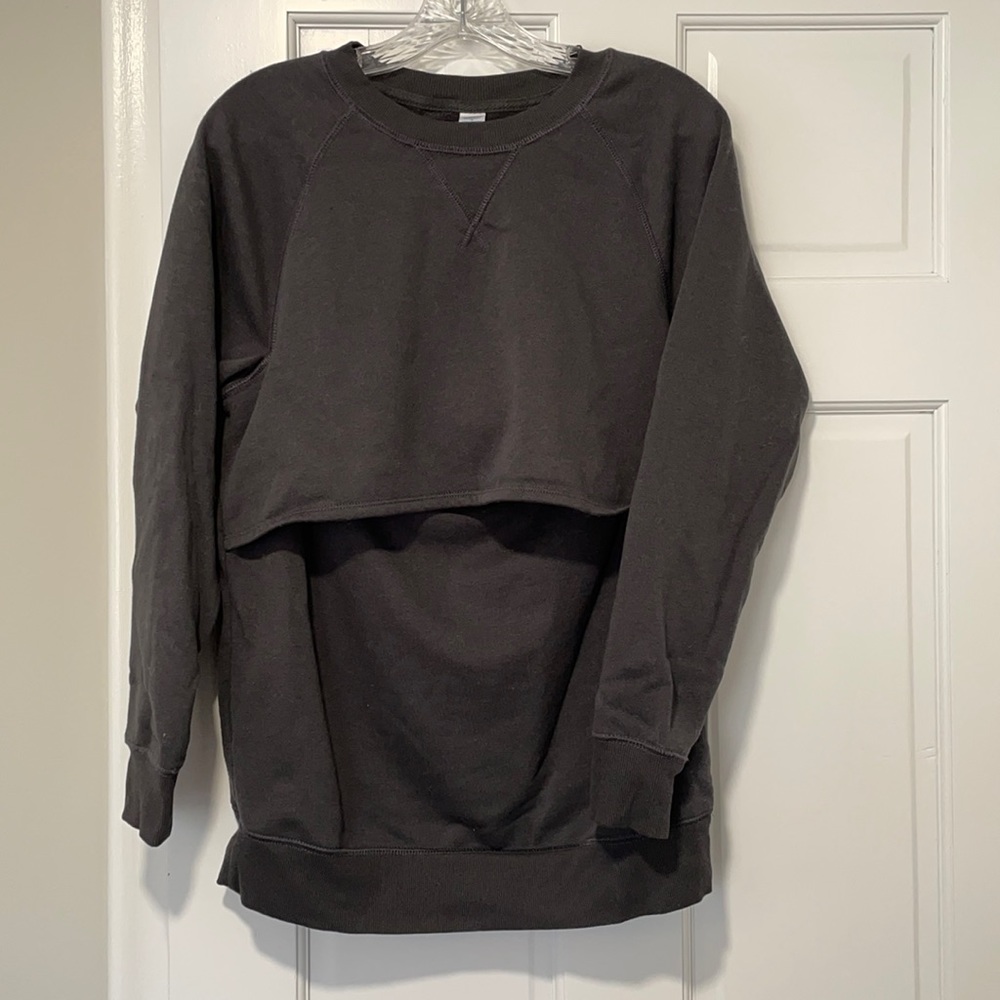 Old navy maternity nursing sweatshirt